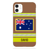 Personalized Australian Firefighter Phone Case OCT-QH10