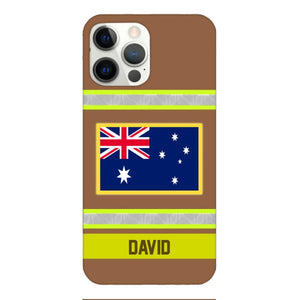 Personalized Australian Firefighter Phone Case OCT-QH10