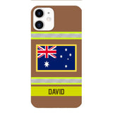 Personalized Australian Firefighter Phone Case OCT-QH10