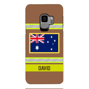 Personalized Australian Firefighter Phone Case OCT-QH10