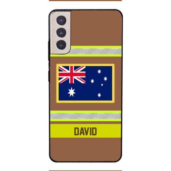 Personalized Australian Firefighter Phone Case OCT-QH10