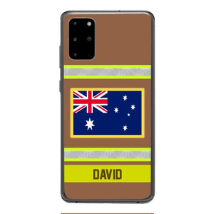 Personalized Australian Firefighter Phone Case OCT-QH10