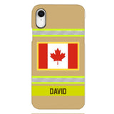 Personalized Canadian Firefighter Phone Case OCT-QH10