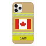 Personalized Canadian Firefighter Phone Case OCT-QH10