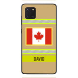 Personalized Canadian Firefighter Phone Case OCT-QH10