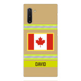 Personalized Canadian Firefighter Phone Case OCT-QH10