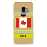 Personalized Canadian Firefighter Phone Case OCT-QH10