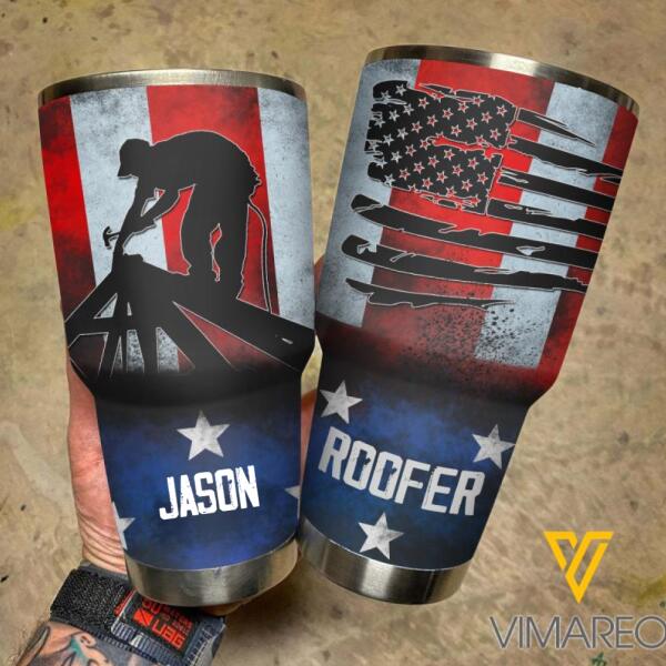 Personalized Roofer Tumbler OCT-DT14