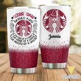 Personalized October Woman Tumbler OCT-MA14