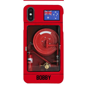 Personalized Australian Firefighter Phone Case OCT-LN15