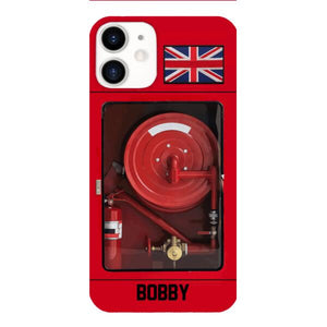 Personalized British Firefighter Phone Case OCT-LN15