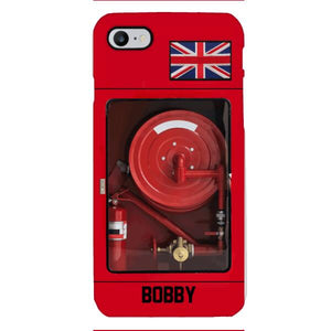 Personalized British Firefighter Phone Case OCT-LN15