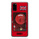 Personalized British Firefighter Phone Case OCT-LN15