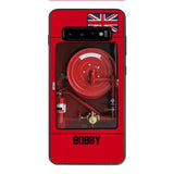 Personalized British Firefighter Phone Case OCT-LN15