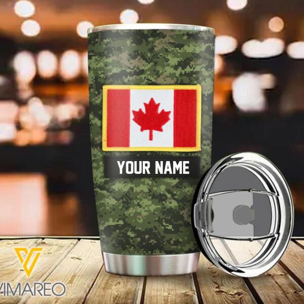 Personalized Canadian Soldier Tumbler OCT-MQ19