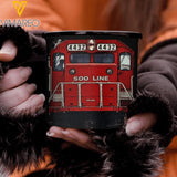 PERSONALIZED TRAIN STEEL MUG 12OZ 3D PRINTED OCT-QH19