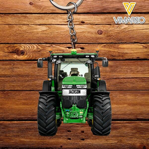 PERSONALIZED TRACTOR KEYCHAIN OCT-MA20