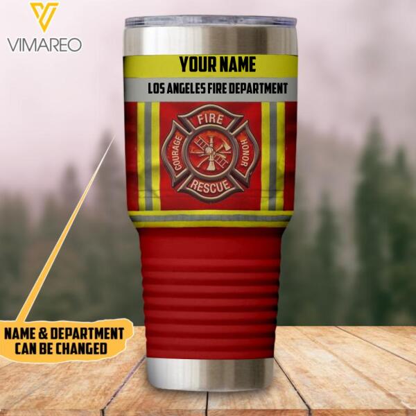 Personalized Firefighter Tumbler OCT-LN22