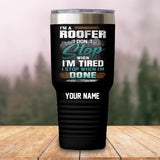 Personalized Roofer Tumbler OCT-MA25