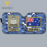 DH PERSONALIZED AUSTRALIAN SOLDIER CAR SHADE PRINTED NOV-HQ06