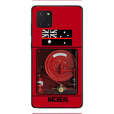 PERSONALIZED AUSTRALIAN FIREFIGHTER PHONECASE QTDT1011