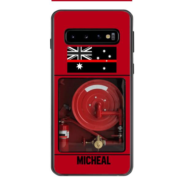 PERSONALIZED AUSTRALIAN FIREFIGHTER PHONECASE QTDT1011