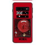 PERSONALIZED AUSTRALIAN FIREFIGHTER PHONECASE QTDT1011