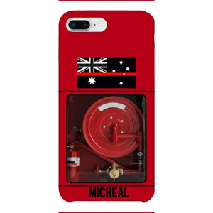 PERSONALIZED AUSTRALIAN FIREFIGHTER PHONECASE QTDT1011