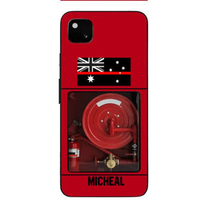 PERSONALIZED AUSTRALIAN FIREFIGHTER PHONECASE QTDT1011