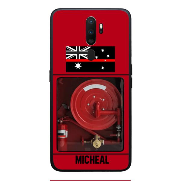 PERSONALIZED AUSTRALIAN FIREFIGHTER PHONECASE QTDT1011