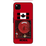 PERSONALIZED CANADIAN FIREFIGHTER PHONECASE QTDT1011