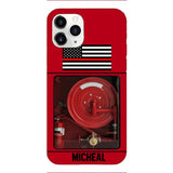 PERSONALIZED AMERICAN FIREFIGHTER PHONECASE QTDT1011