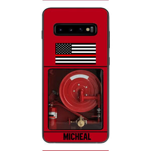 PERSONALIZED AMERICAN FIREFIGHTER PHONECASE QTDT1011