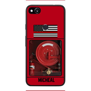 PERSONALIZED AMERICAN FIREFIGHTER PHONECASE QTDT1011