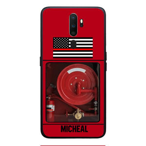 PERSONALIZED AMERICAN FIREFIGHTER PHONECASE QTDT1011