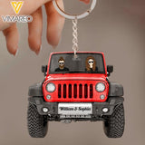 Personalized Jeep KEYCHAIN DEC-QH02