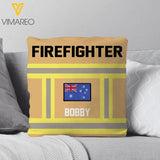 PERSONALIZED AUSTRALIAN FIREFIGHTER PILLOW PRINTED DEC-HC04