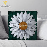 PERSONALIZED GRANDMA SUNFLOWER PILLOW PRINTED TNDT0712