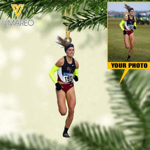 PERSONALIZED RUNNING PHOTO HANGING ORNAMENT MTTN1012