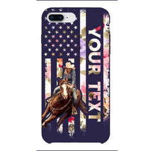 PERSONALIZED HORSE RIDING PHOTO UPLOAD PHONECASE QTMA1012