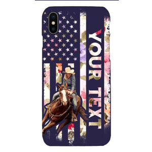 PERSONALIZED HORSE RIDING PHOTO UPLOAD PHONECASE QTMA1012