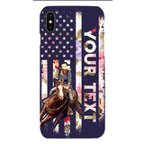 PERSONALIZED HORSE RIDING PHOTO UPLOAD PHONECASE QTMA1012