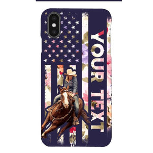 PERSONALIZED HORSE RIDING PHOTO UPLOAD PHONECASE QTMA1012