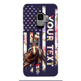 PERSONALIZED HORSE RIDING PHOTO UPLOAD PHONECASE QTMA1012