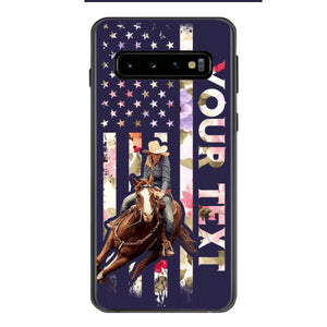 PERSONALIZED HORSE RIDING PHOTO UPLOAD PHONECASE QTMA1012