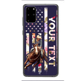 PERSONALIZED HORSE RIDING PHOTO UPLOAD PHONECASE QTMA1012