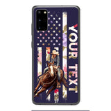 PERSONALIZED HORSE RIDING PHOTO UPLOAD PHONECASE QTMA1012