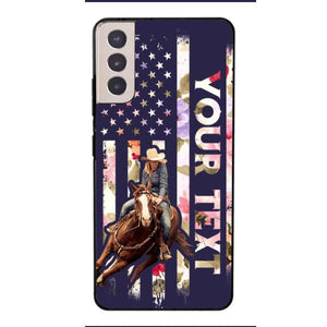 PERSONALIZED HORSE RIDING PHOTO UPLOAD PHONECASE QTMA1012