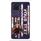 PERSONALIZED HORSE RIDING PHOTO UPLOAD PHONECASE QTMA1012