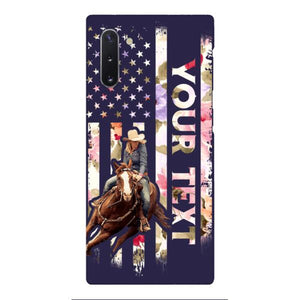 PERSONALIZED HORSE RIDING PHOTO UPLOAD PHONECASE QTMA1012